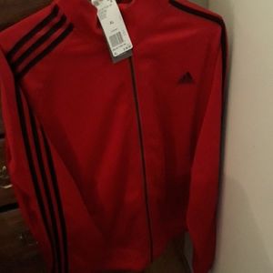 red Adidas Male track jacket